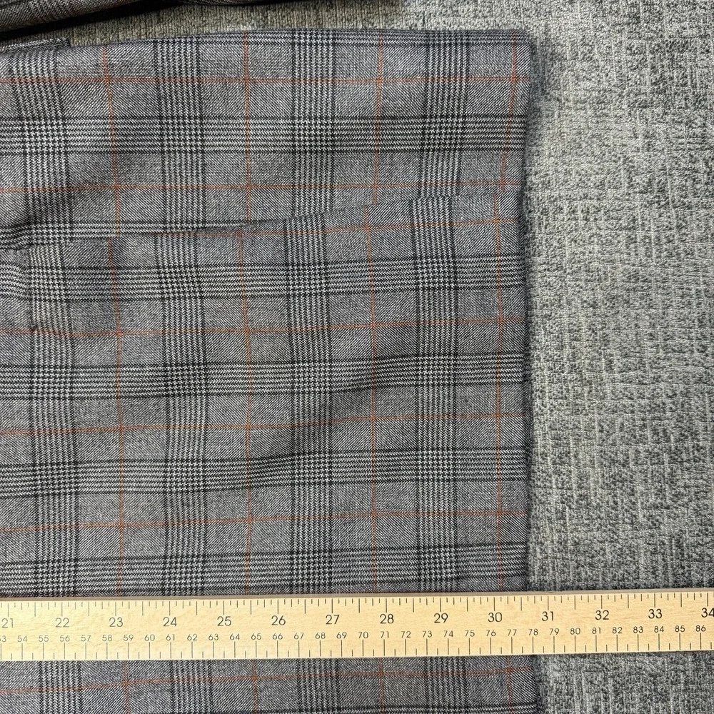 Todd‎ Snyder Sport Coat Blazer Men's 42L Gray Mayfair Fit Plaid Wool Italy